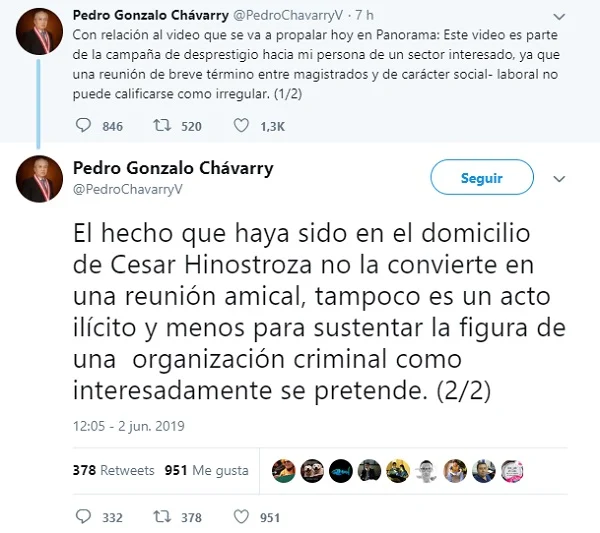 Twitter Pedro Chávarry