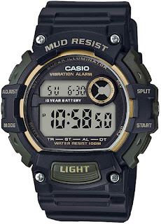 Casio Mud Resistant Stainless Steel Quartz Watch