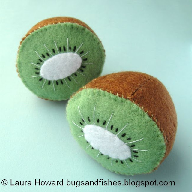 Bugs and Fishes by Lupin 5 Free Felt Fruit Sewing Tutorials