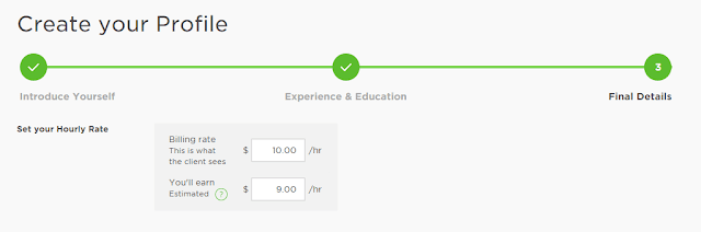 Set your hourly rate | upwork™