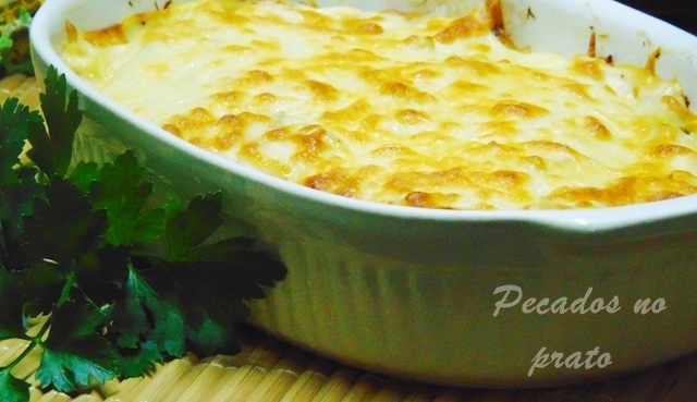 Receita de bacalhau com natas