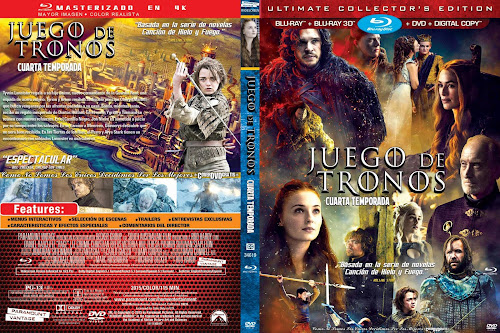Game of Thrones Season 4 (2014) DVD COVER Game of Thrones Season 4 (2014) DVD COVER