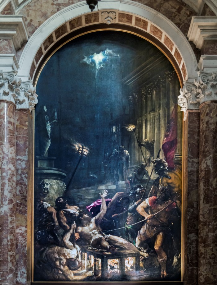 Мученичество Святого Лаврентия. 1559г. Тициан Martyrdom of St. Lawrence