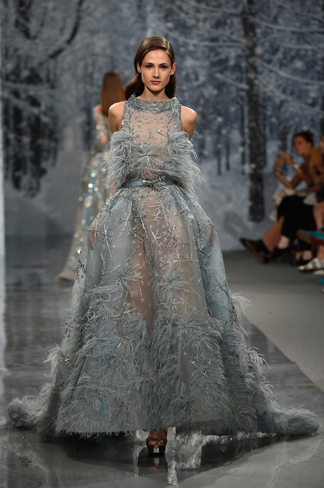 ZIAD NAKAD - Paris Fashion Week Fall-Winter 2017-2018 “THE SNOW CRYSTAL FOREST” during Paris Haute Couture Fashion Week