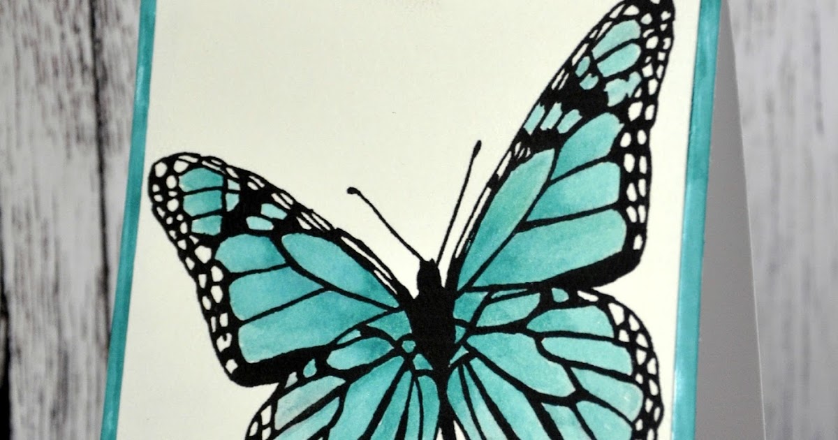 Moxie Craftie Teal Butterfly