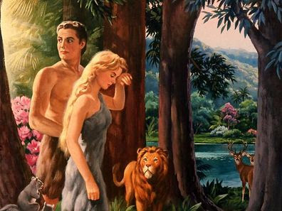 آدم وحواء وطردهما من الفردوس