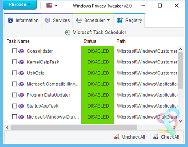 Исправления конфиденциальности Windows 10