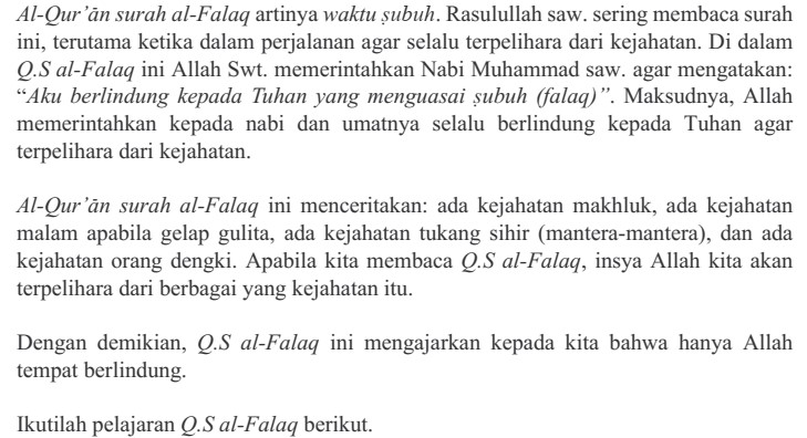 Soal Soal Tentang Materi Surat Al Falaq Kelas 4 Jawabanku.id