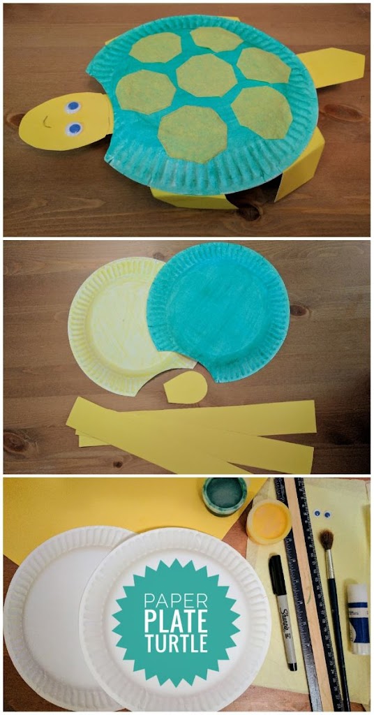 Craft for kids, Kids Craft, Turtle, Paper plate, Toddler craft, easy craft, tortoise, world turtle day