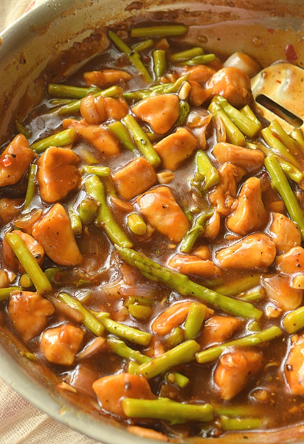 Pepper Chicken StirFry with Asparagus Savory Bites Recipes A Food