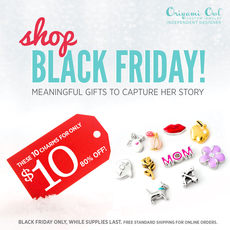  Origami Owl Black Friday: 10 Charms for $10 | Shop StoriedCharms.com