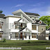 Luxury wide modern house architectufre