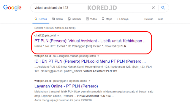 Cara Menghubungi Customer Service Lewat Virtual Assistant PLN 123