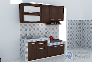 Kitchen Set Panjang 2 Meter + Furniture Semarang