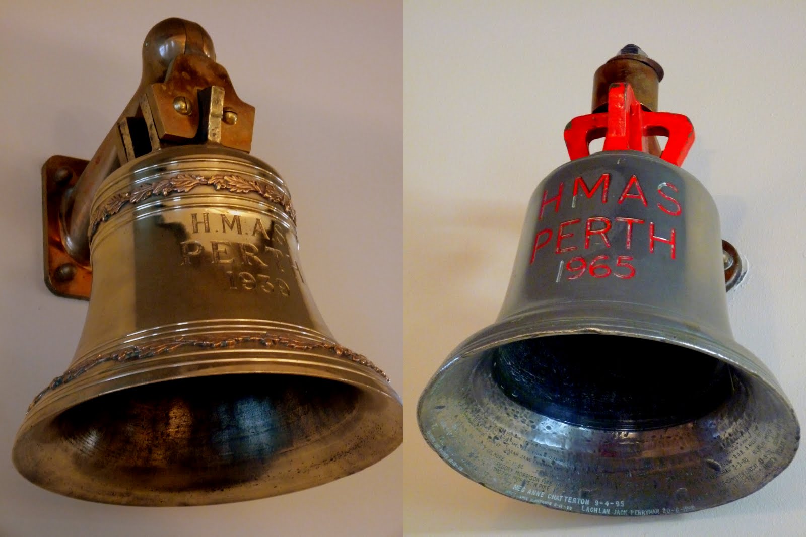 Perth Daily Photo The Bells of HMAS Perth.....