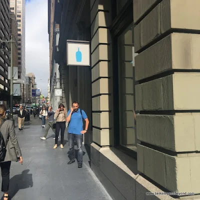 exterior of Blue Bottle Coffee in San Francisco's Financial District