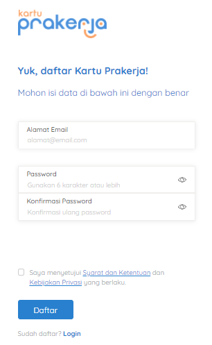 32+ Go Id Login Cara Daftar Kartu Prakerja Background