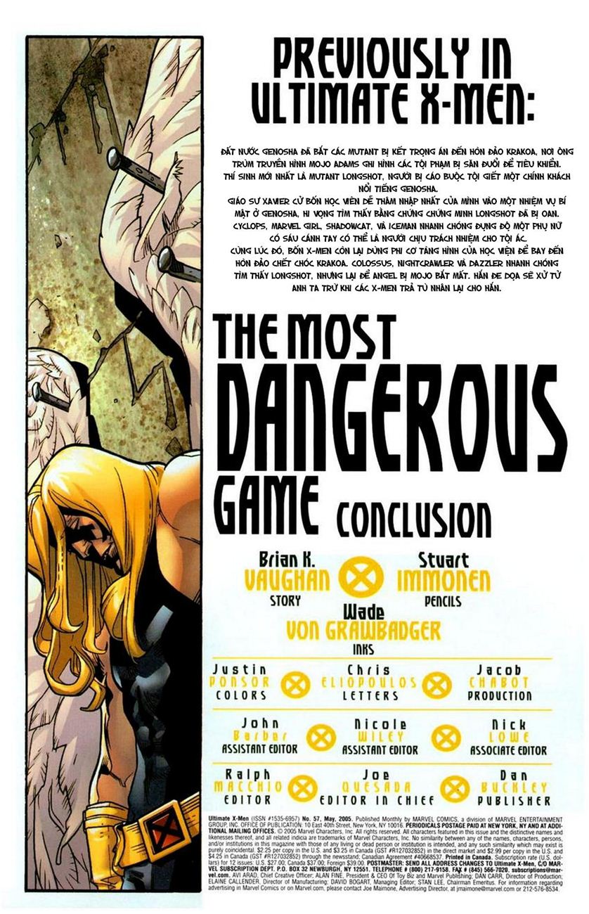 Ultimate X - men chap 57