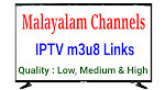 Malayalam Channels IPTV m3u8 Links