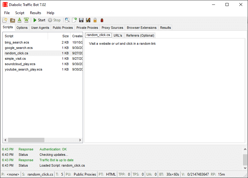 diabolic traffic bot v7 15 cracked full