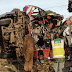 Dozens killed in bus and lorry road crash in Kenya