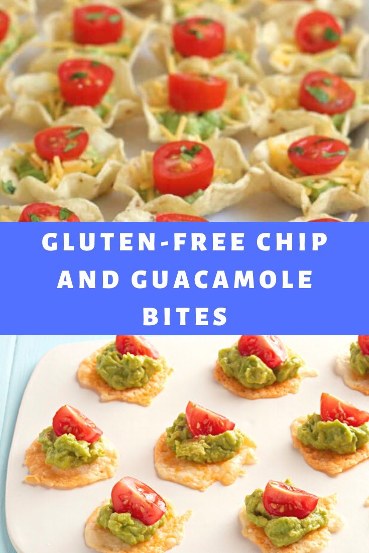GLUTENFREE CHIP AND GUACAMOLE BITES