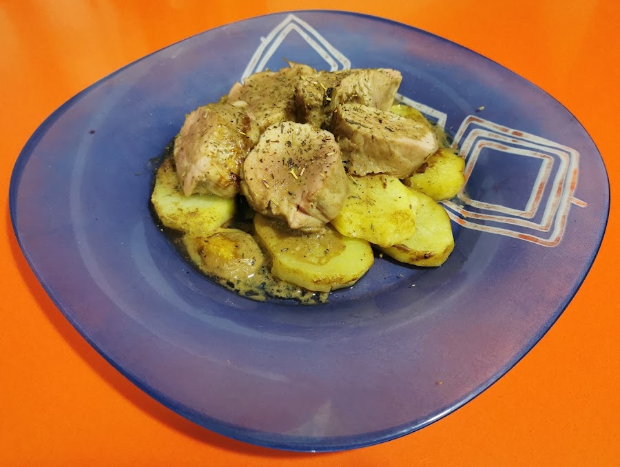 Receta de Solomillo de cerdo al horno con miel y mostaza