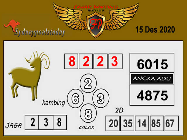 prediksi kampleng sydney 15 desember 2020