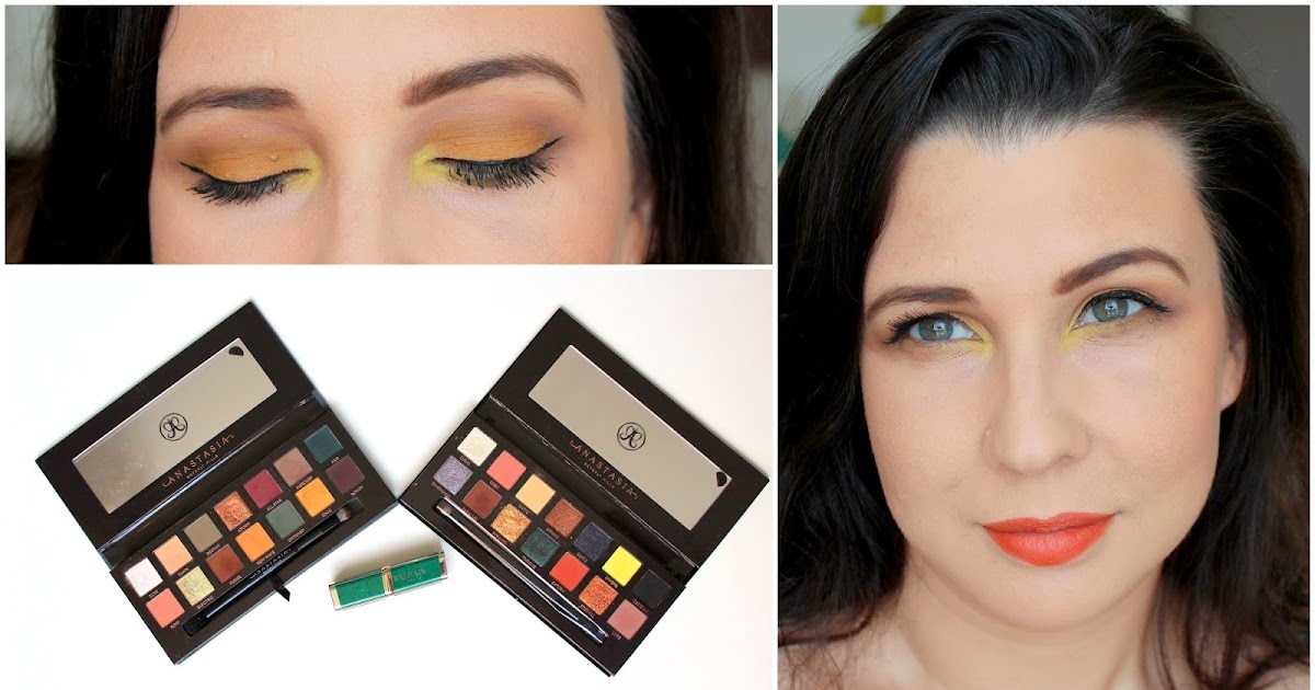 Makeup │ Summer Look in Ochre, Orange and Bright Yellow [Monday Shadow ...