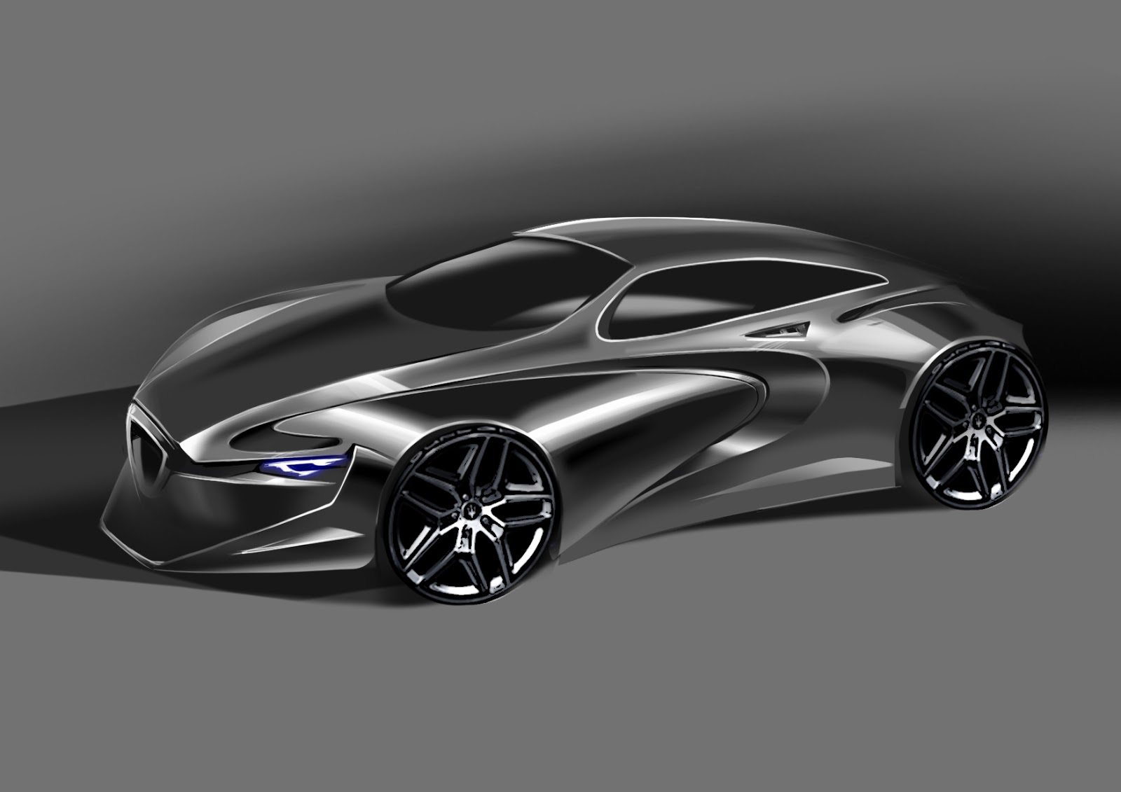 Sangjai Lee car design: car rendering