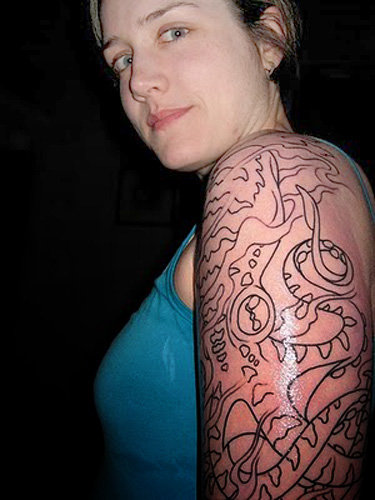 Another popular version of the TAT sleeve has something to do with 