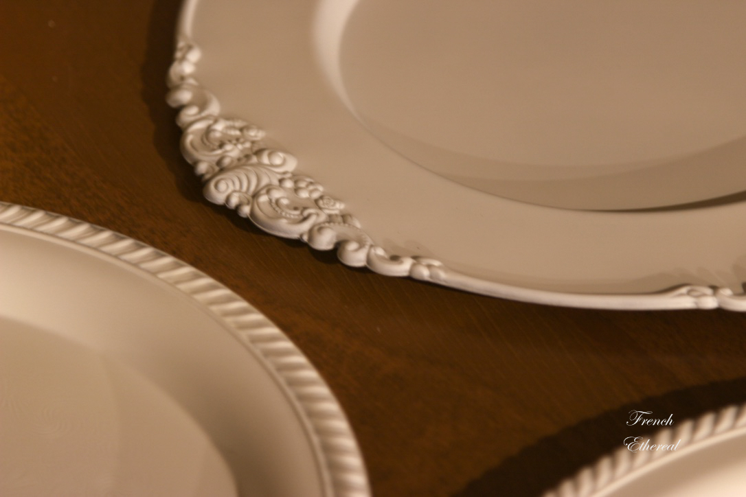 French Ethereal Fall Finds Redo Painted Silverplate Trays