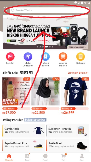 Cara Belanja Di Lazada Dengan Pembayaran Ditempat Atau Cod Youtube