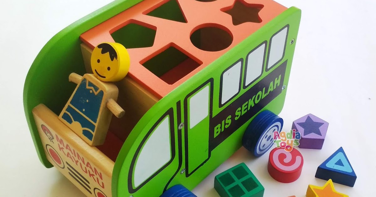 Bus Sekolah Mainan Edukatif - SEBUTIK EDUTOYS