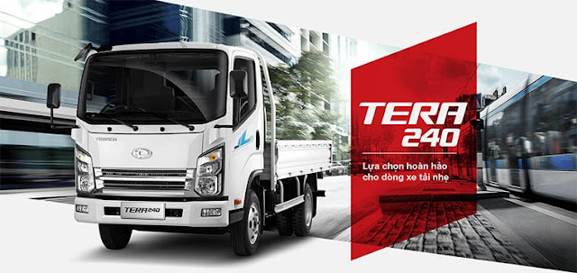 Xe tải Tera240 thùng lửng