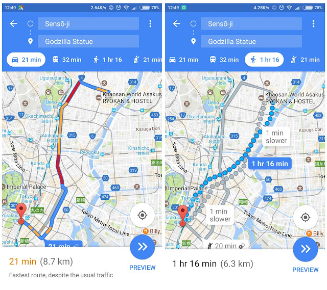 gmaps, google maps, jalan-jalan, itinerary, jepang, budgeting, jalan-jalan murah, murah, japan, jepang murah, travelling, travelling murah, flashpacking, flashpacking murah, backpacking, backpacking murah, budget backpacking, applikasi, apps