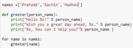 Python Basics- Introducing functions