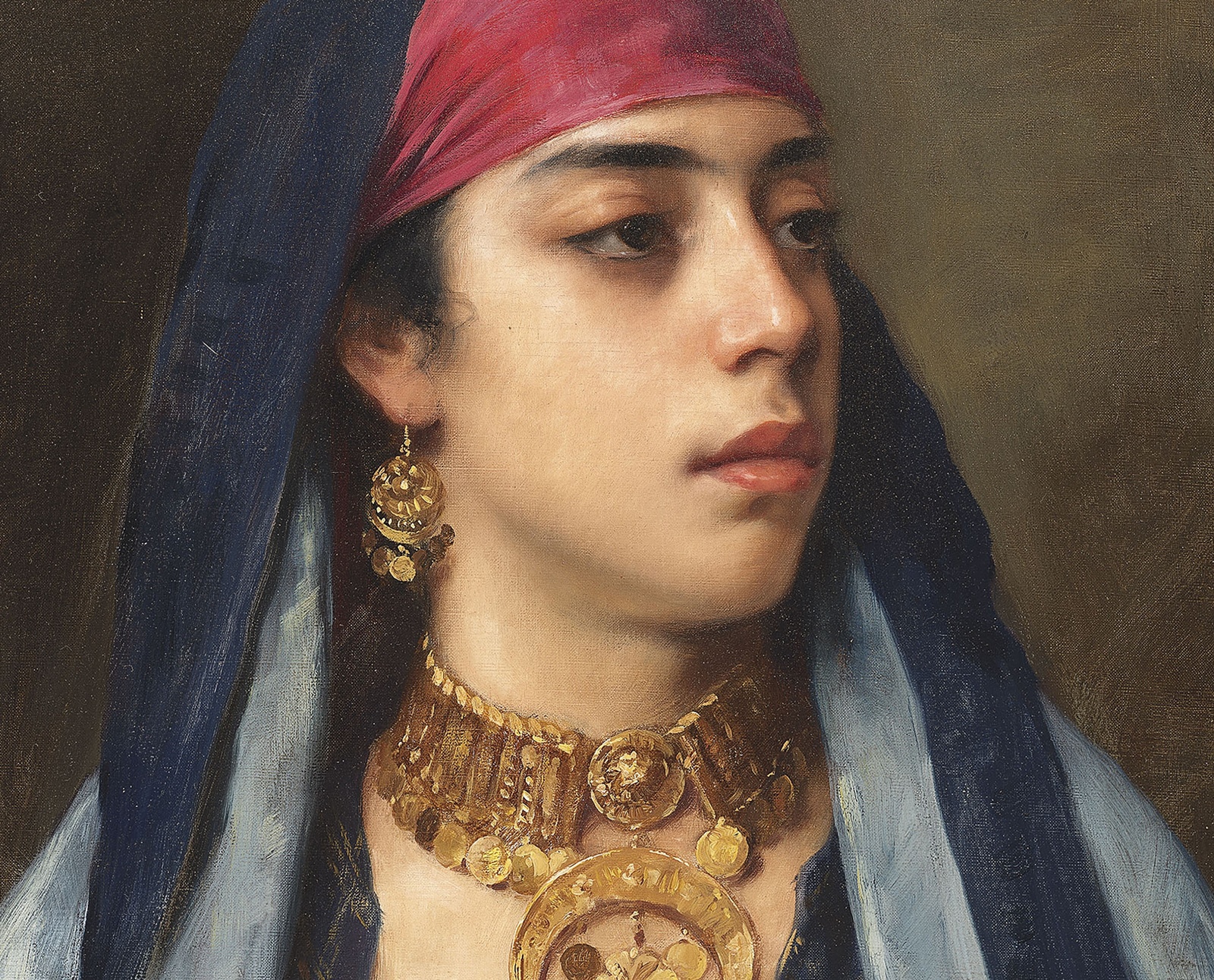 Franz Xaver KOSLER (18641905) Orientalist Portraits Catherine La