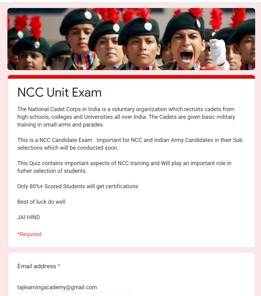 ncc assignment sample
