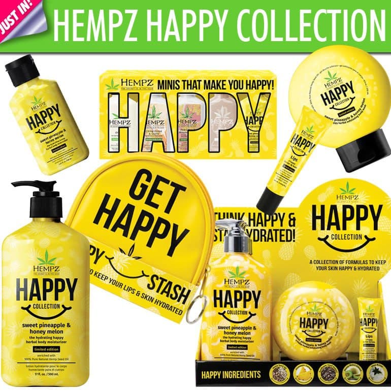 Pure Spa Direct Blog Don't Worry, Be Happy...with Hempz Happy Collection!