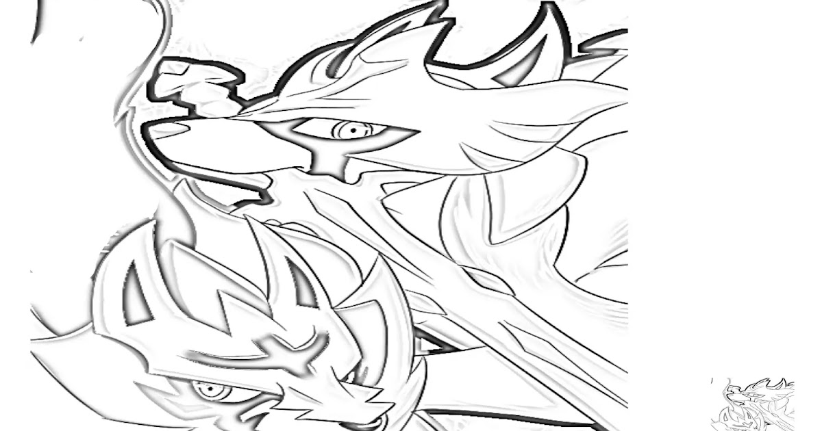 10 Epic Zamazenta Pokémon Coloring Pages to Print for Legendary Adventures