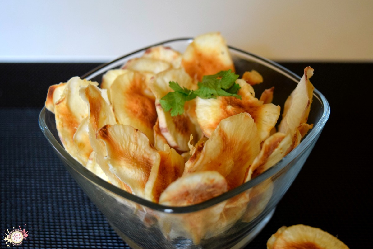 Chips de yuca en 6 minutos Sabrina´s Sea of Colors