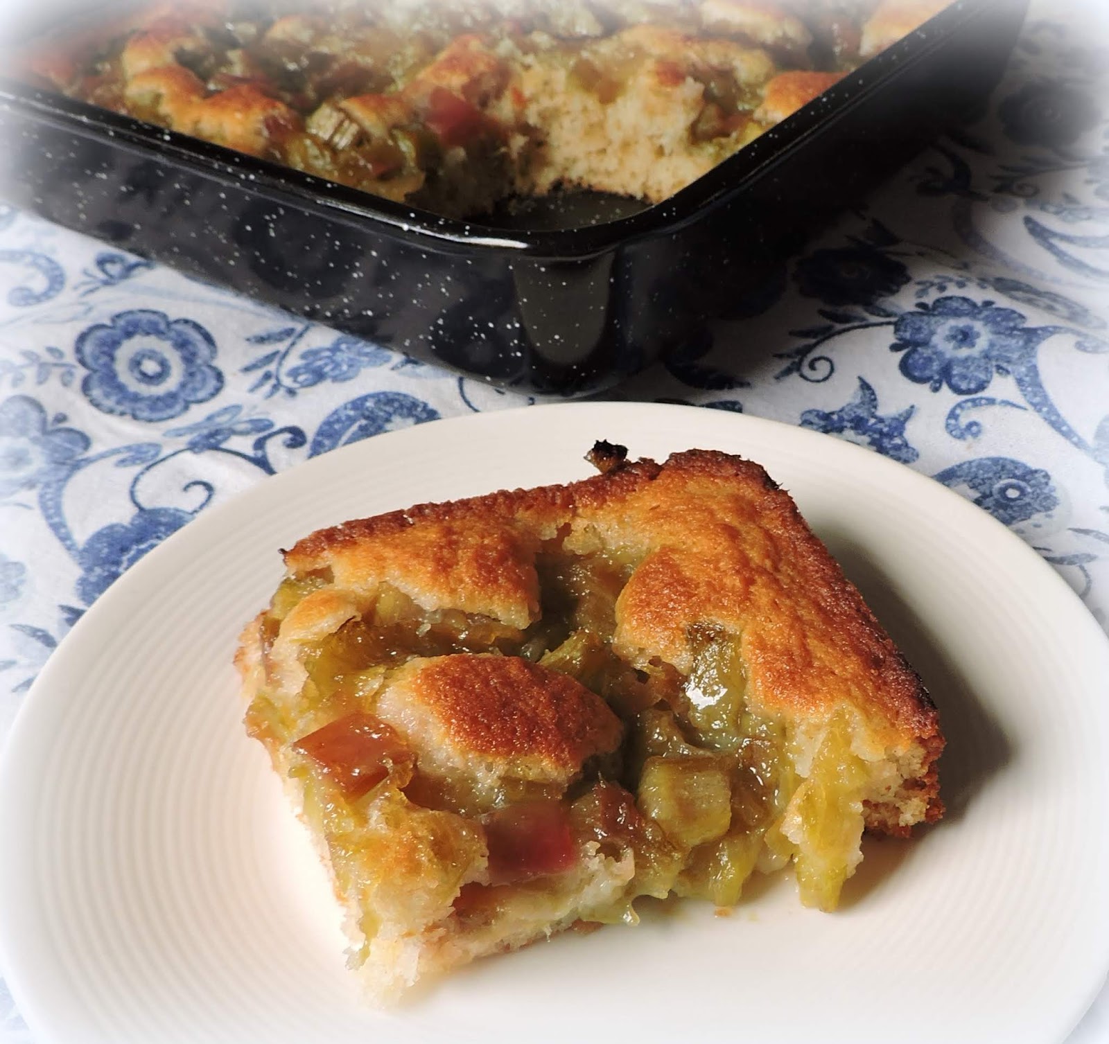 Rhubarb Pudding Cake The English Kitchen