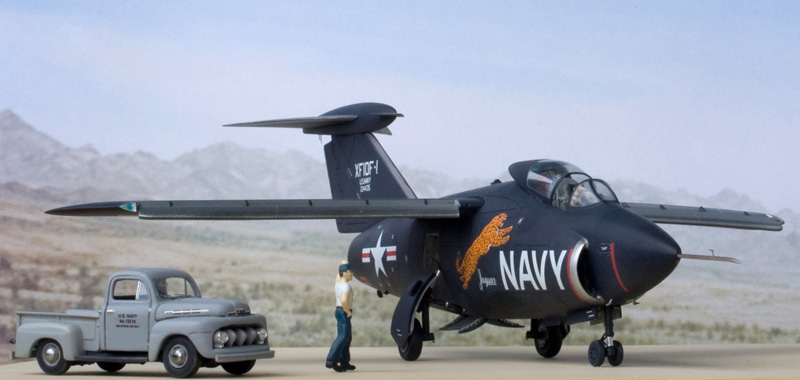 AlexS Scale Aircraft Modelling Grumman XF10F1 Jaguar Model