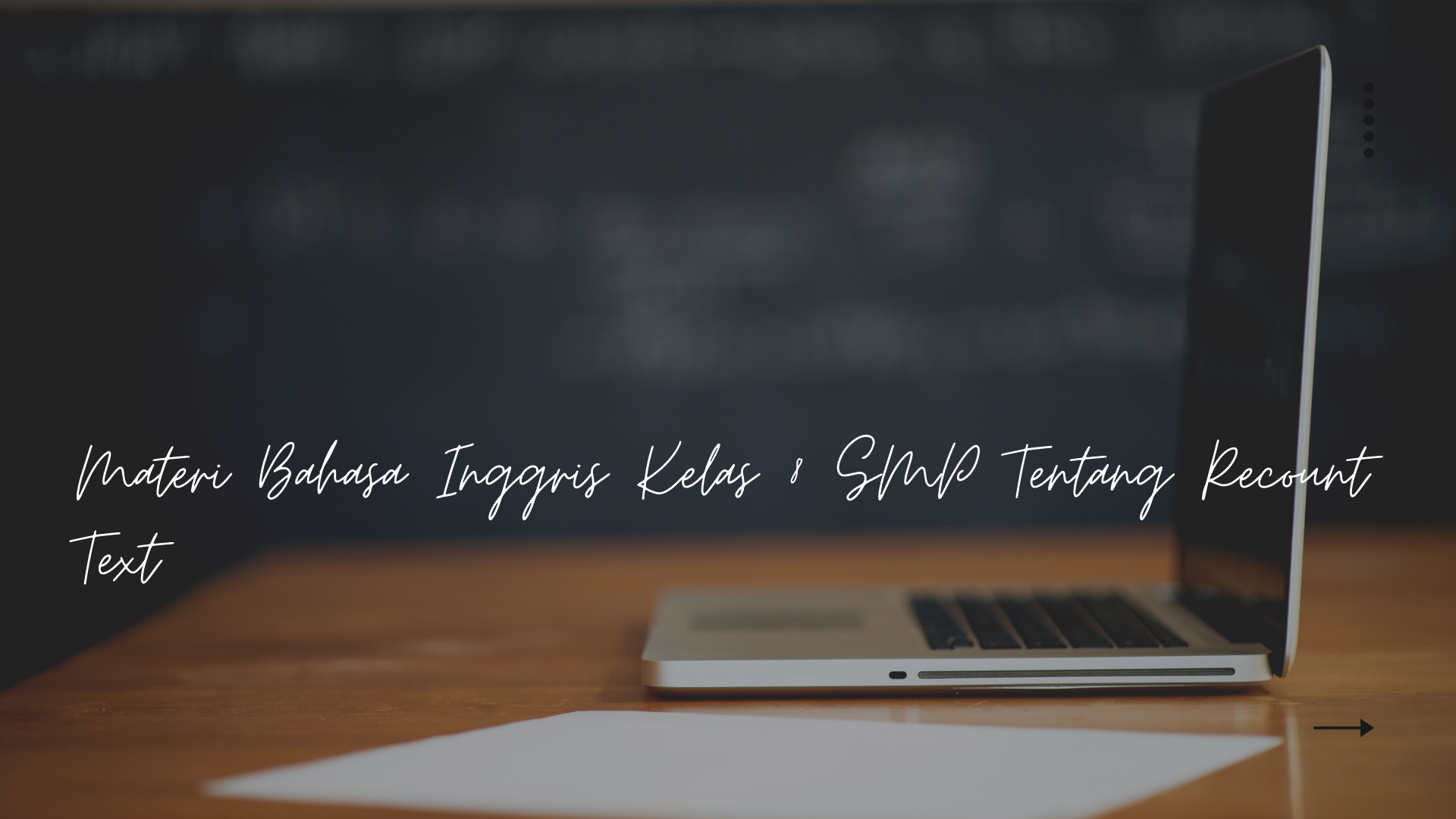 Materi Bahasa Inggris SMP/MTs Kurikulum 2013 Kelas 8