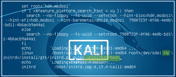 kali linux password kali linux password