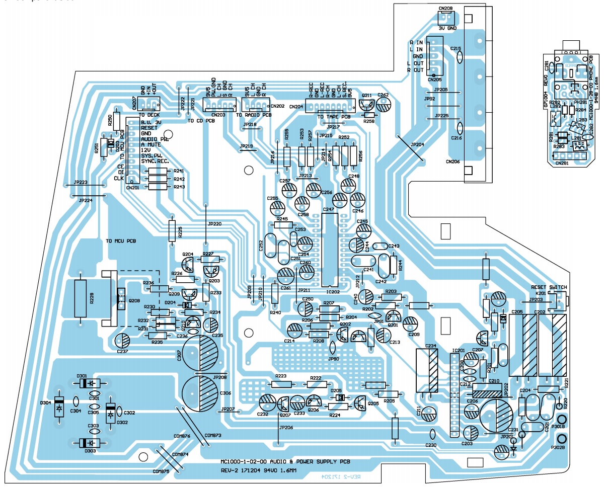 Schematic Diagrams: Grundig UMS3000-GLR1100 – schematic - exploded view