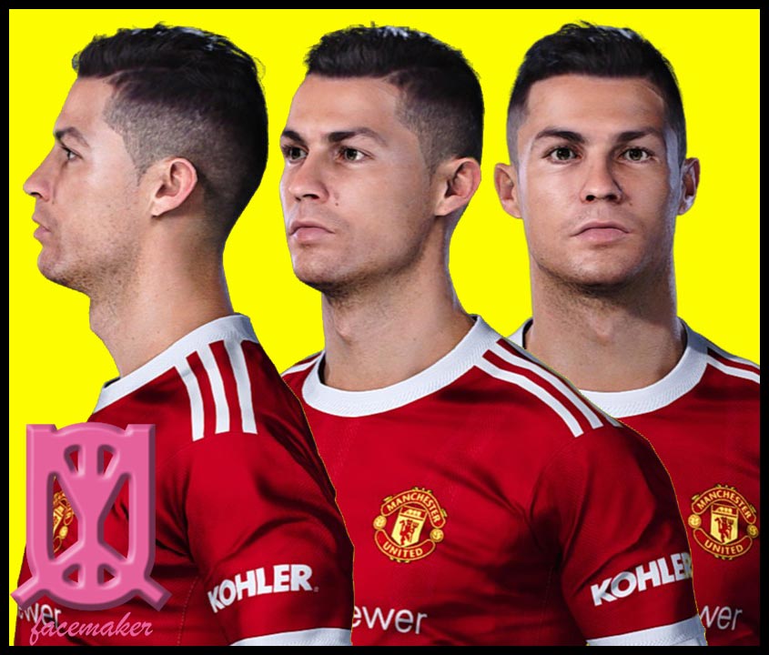 PES 2021 Cristiano Ronaldo Face - Santri Shareit
