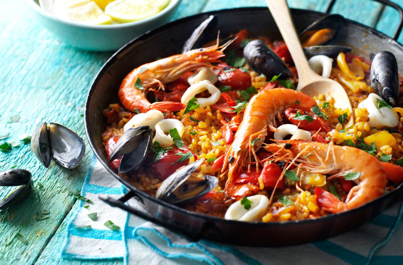 La Más Auténtica Receta de Paella de Mariscos Mil Recetas de Cocina