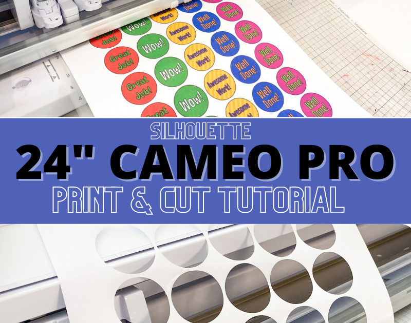 How to Print and Cut on 24" Silhouette CAMEO 4 Pro - Silhouette School
